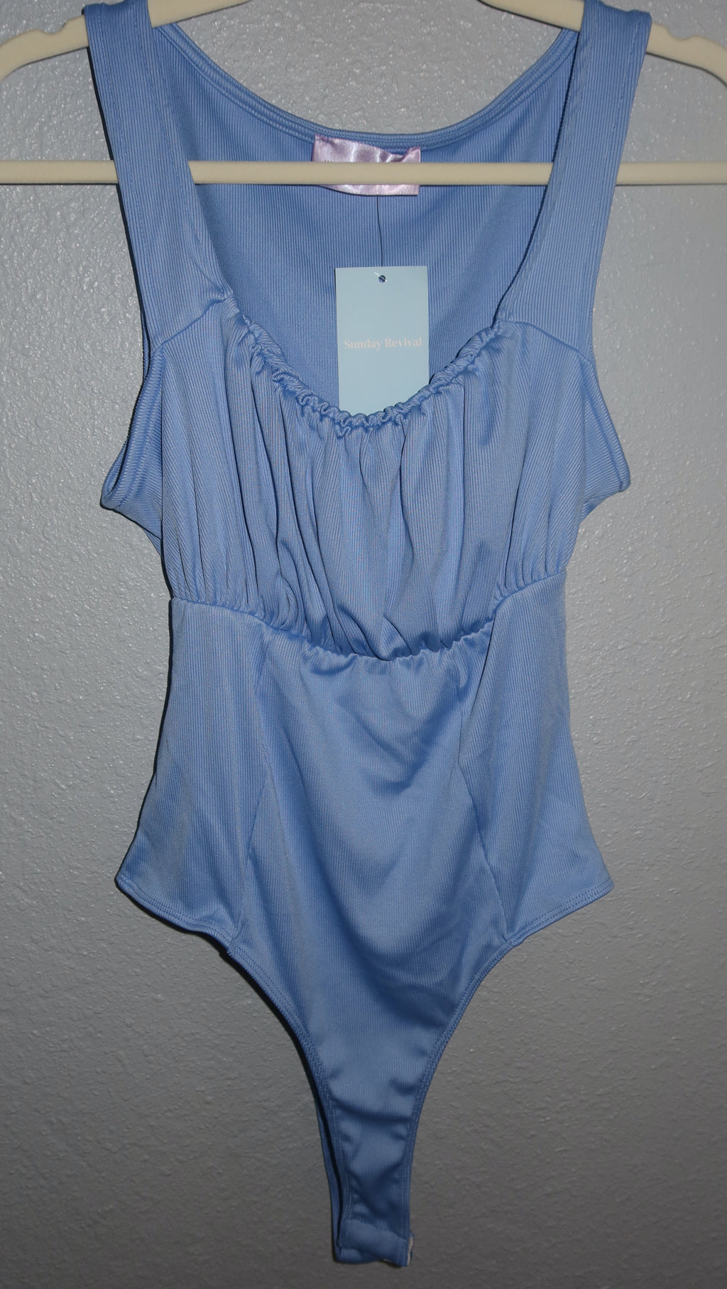 Sky blue bodysuit